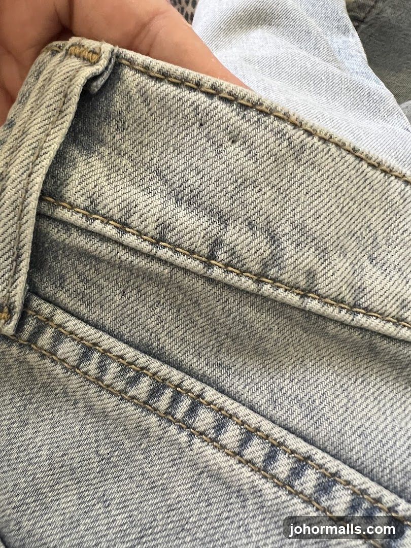 Close-up of Denim Jeans