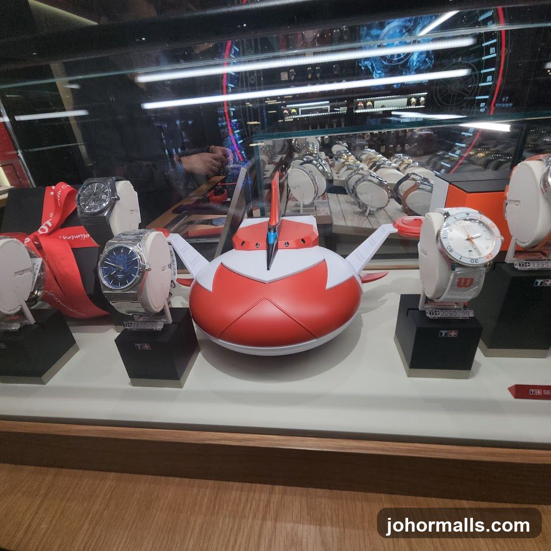 Watch Display with Model