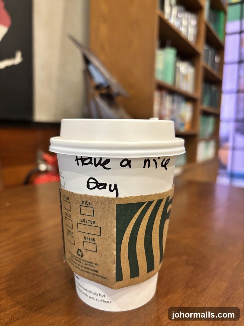 Coffee Cup with Message