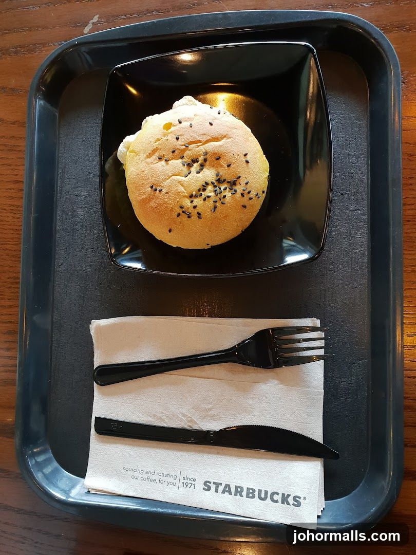 Starbucks Tray with Food