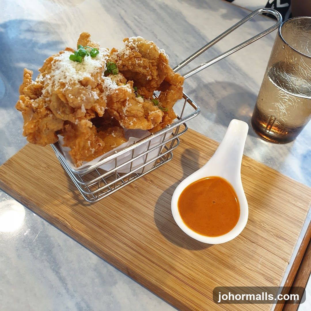 Fried Chicken Bites with Dip