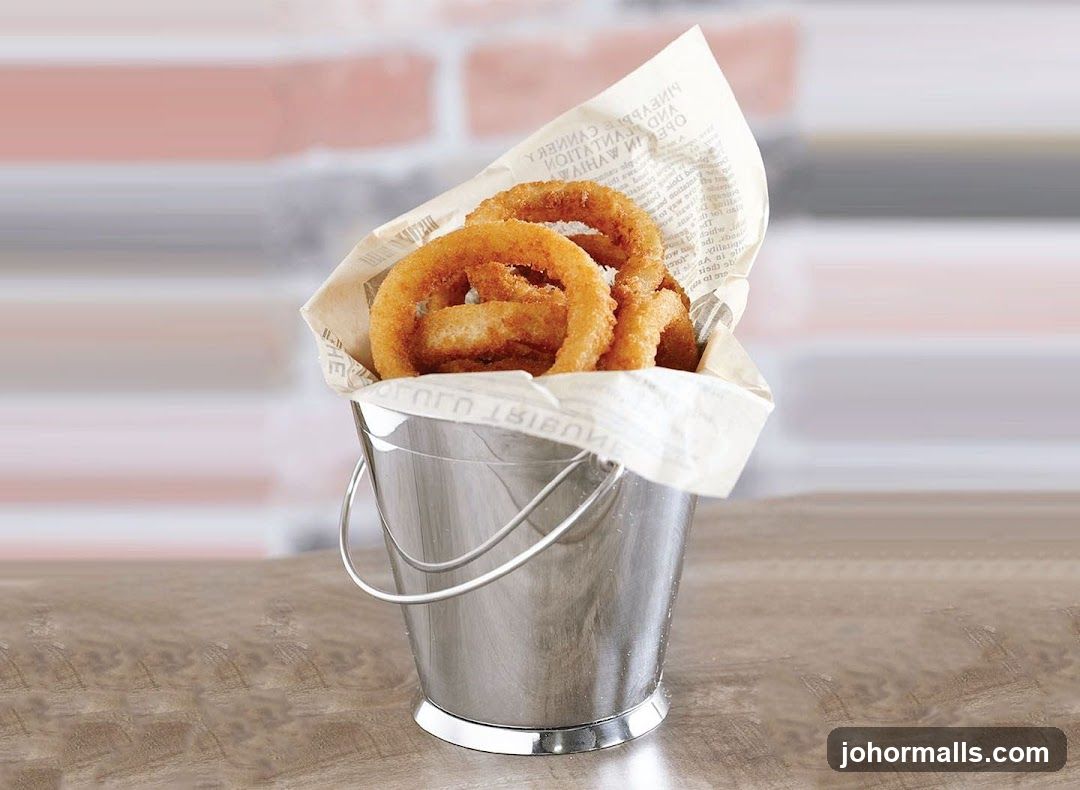 Onion Rings in a Bucket