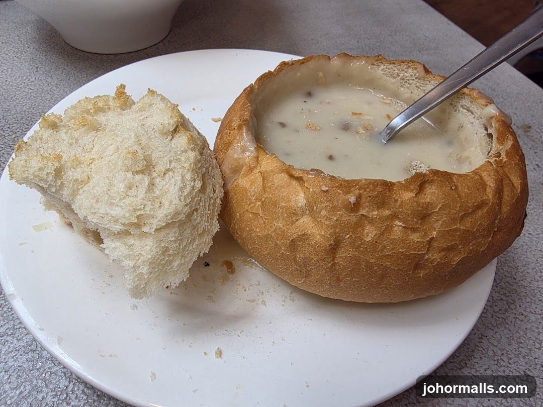 Soup in a Bread Bowl
