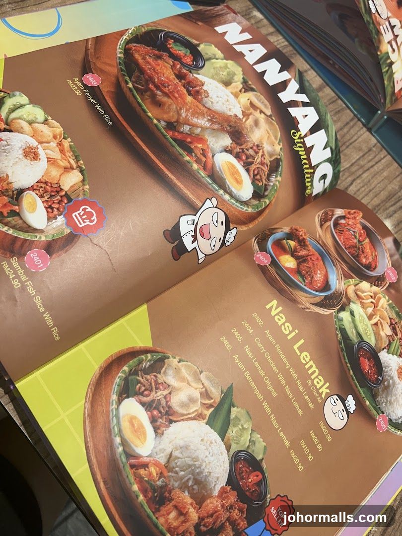 Nanyang Signature Menu