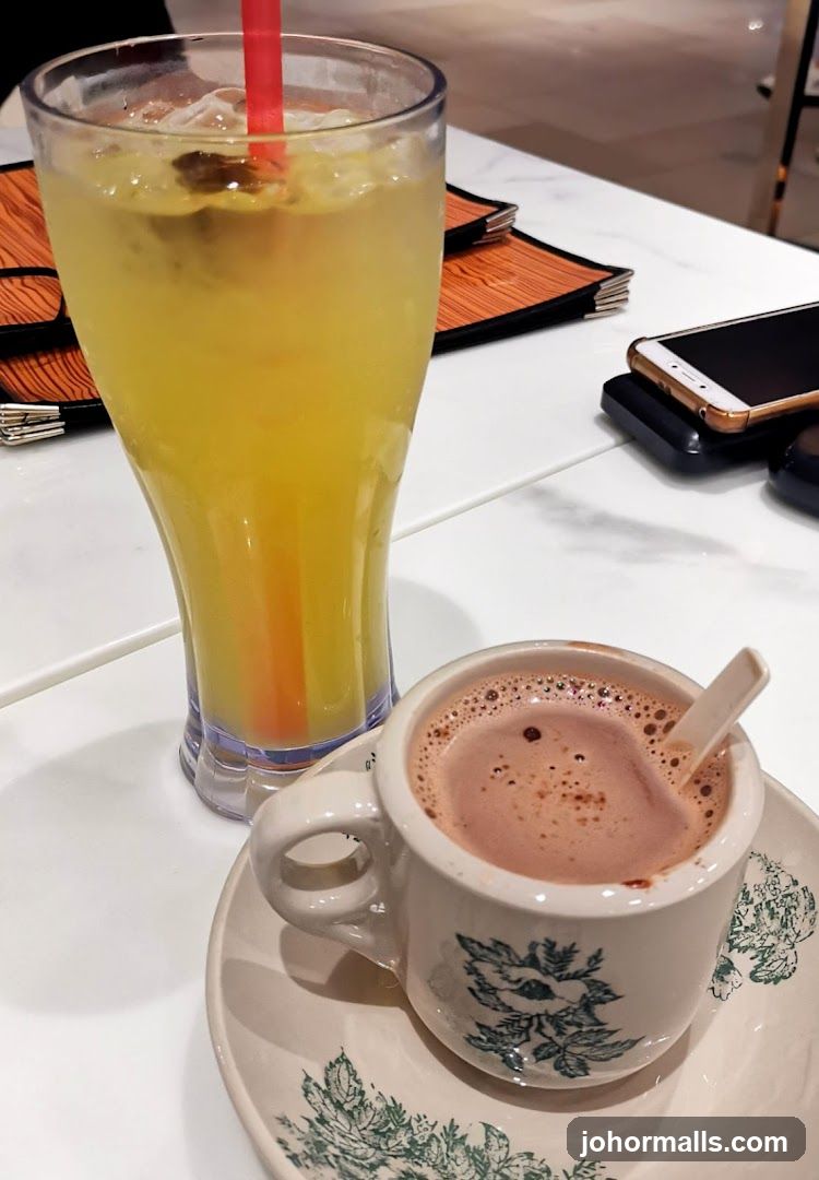 Drinks on a Table