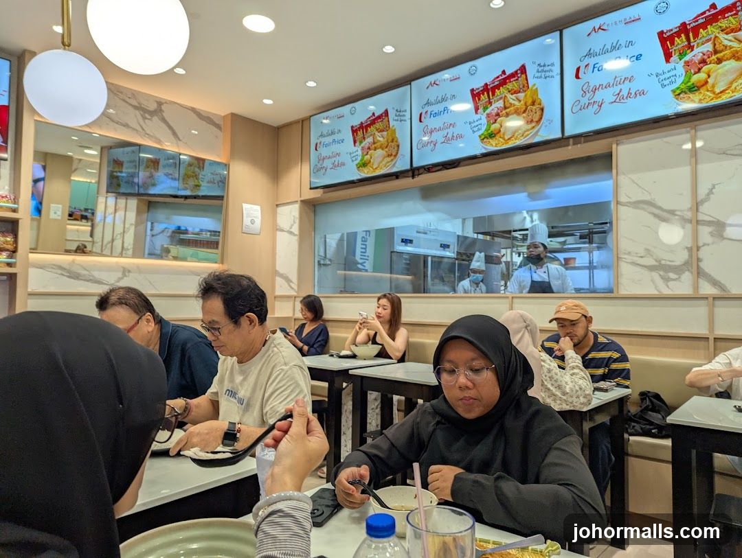 Restaurant Interior with Diners