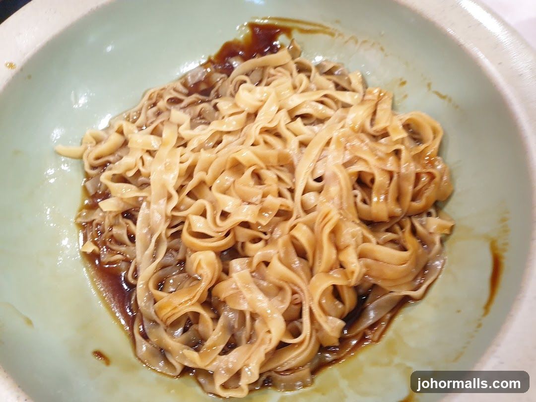 Noodles in Sauce