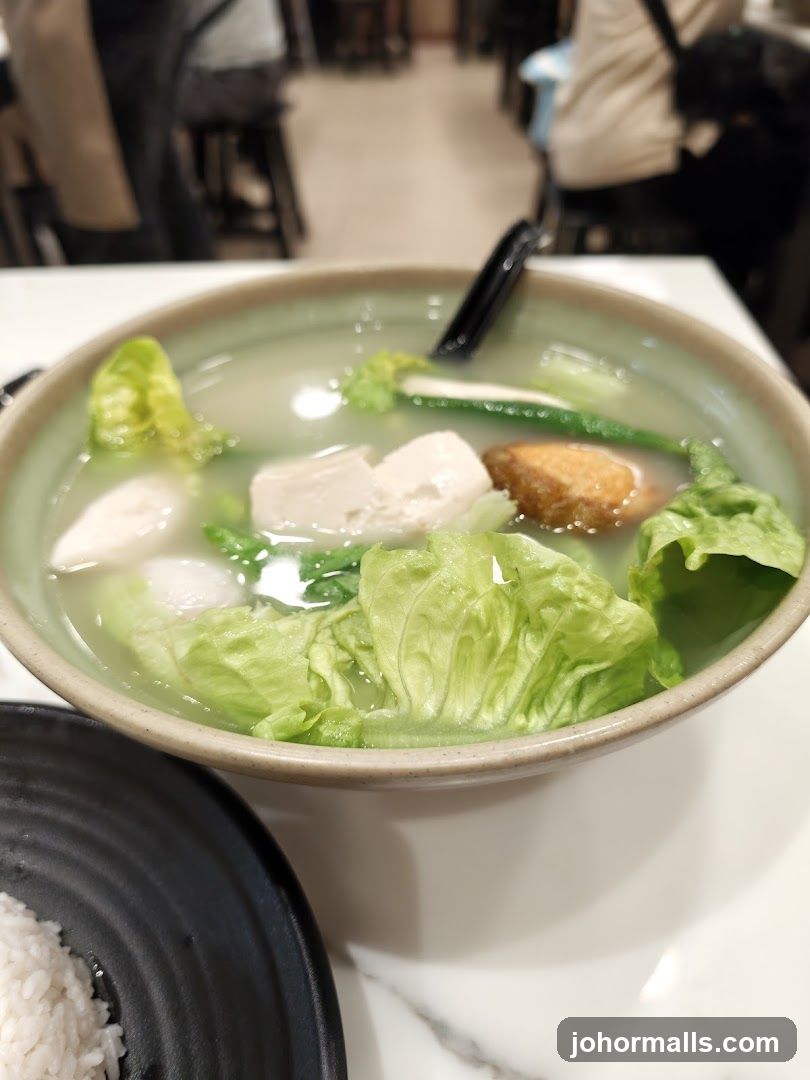 Soup with Tofu and Vegetables