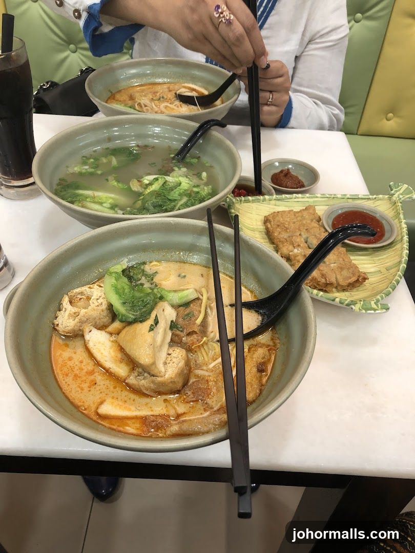 Noodle Soup and Appetizers