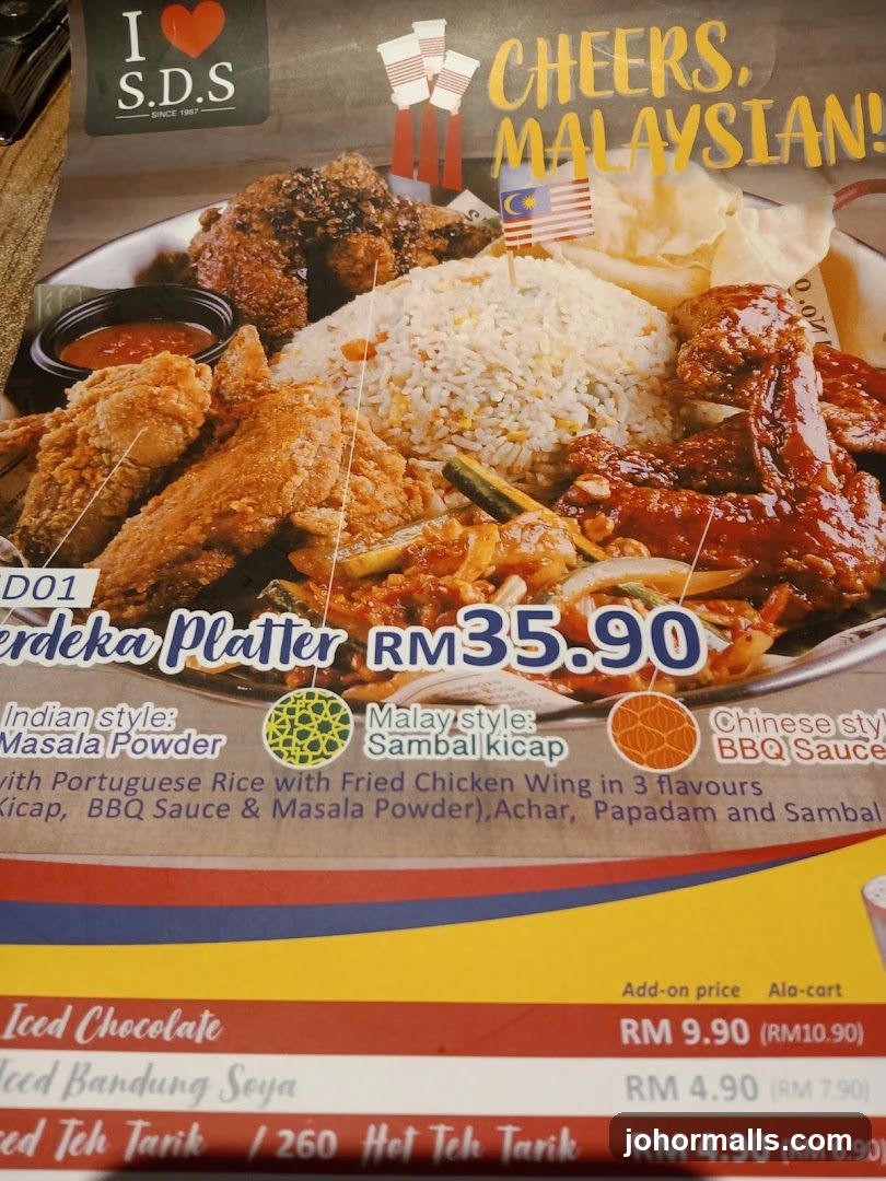 SDS Merdeka Platter