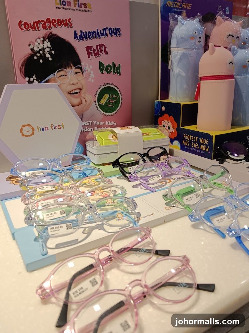 Eyeglasses and accessories display
