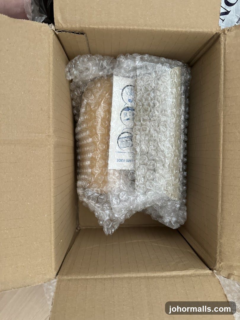 Boxed Item with Care Guide
