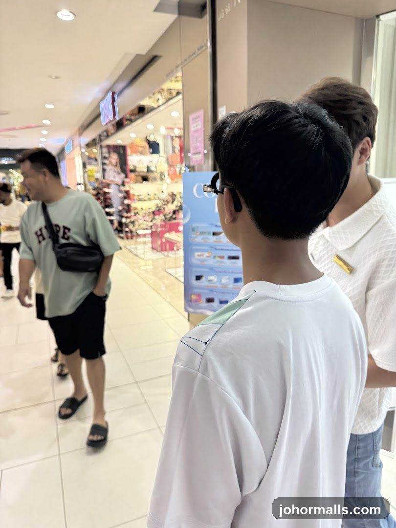 People in a Mall