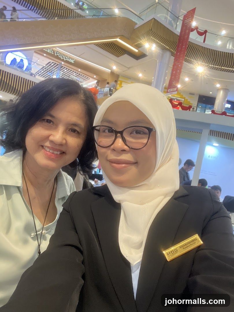 Two Women in a Mall