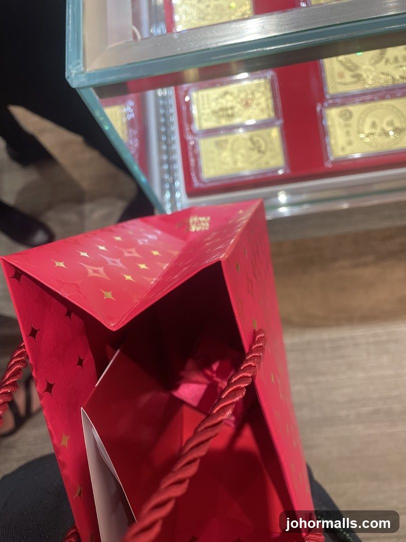 Gold Bars in Display Case