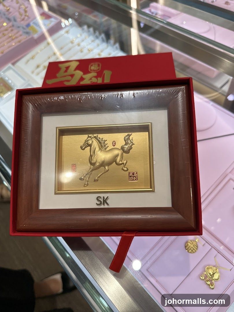 Gold Horse Ornament