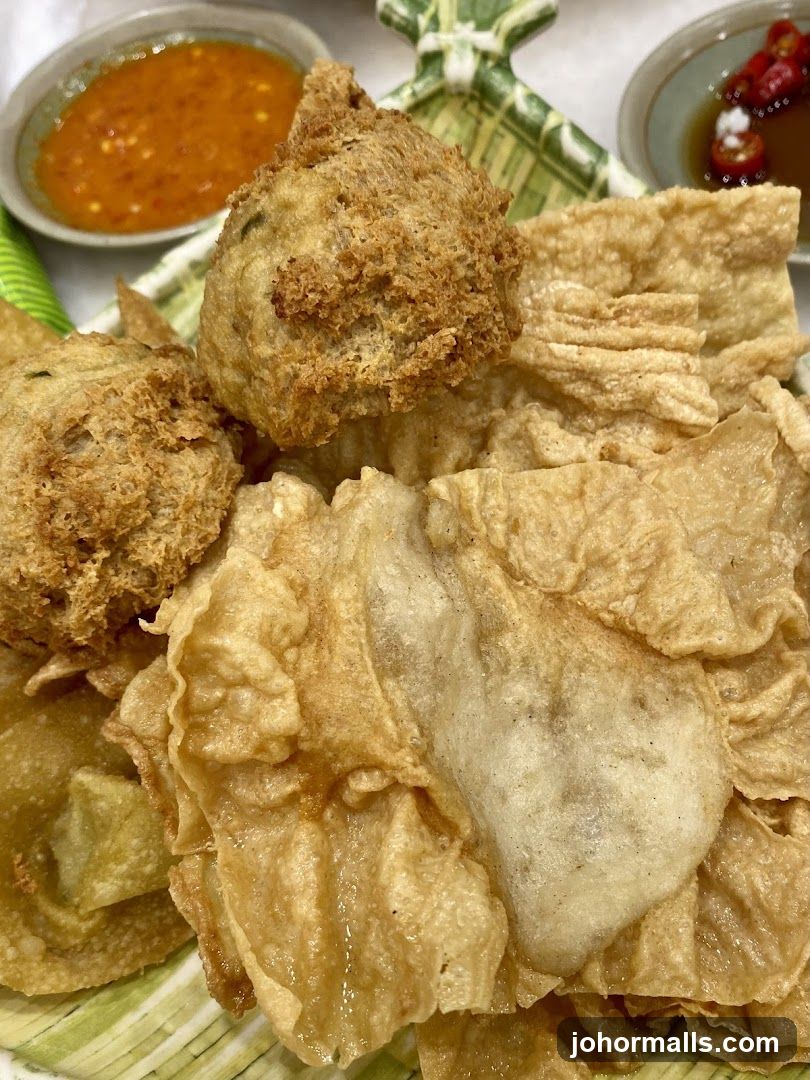Fried Snacks with Dipping Sauces