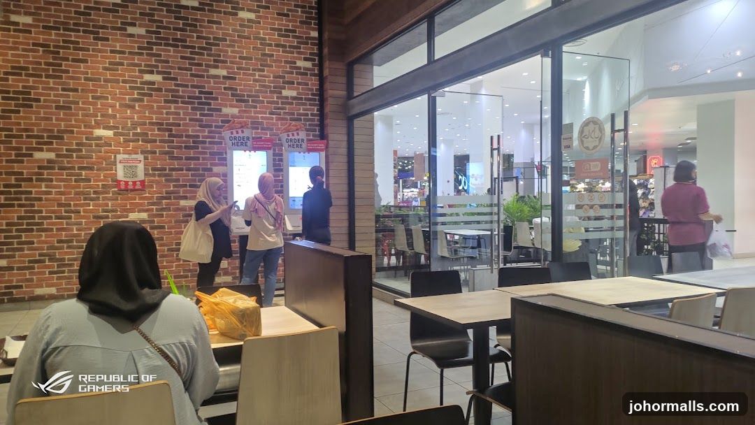 Restaurant Interior with Ordering Stations