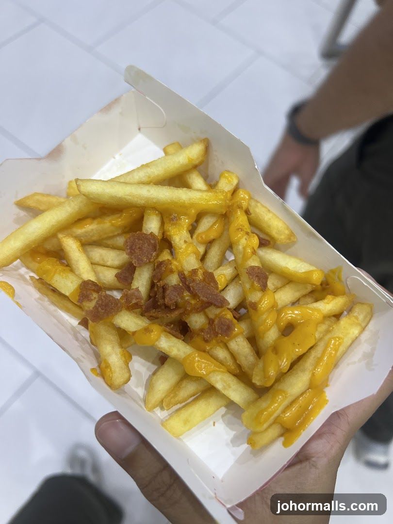 Cheese Fries with Bacon Bits