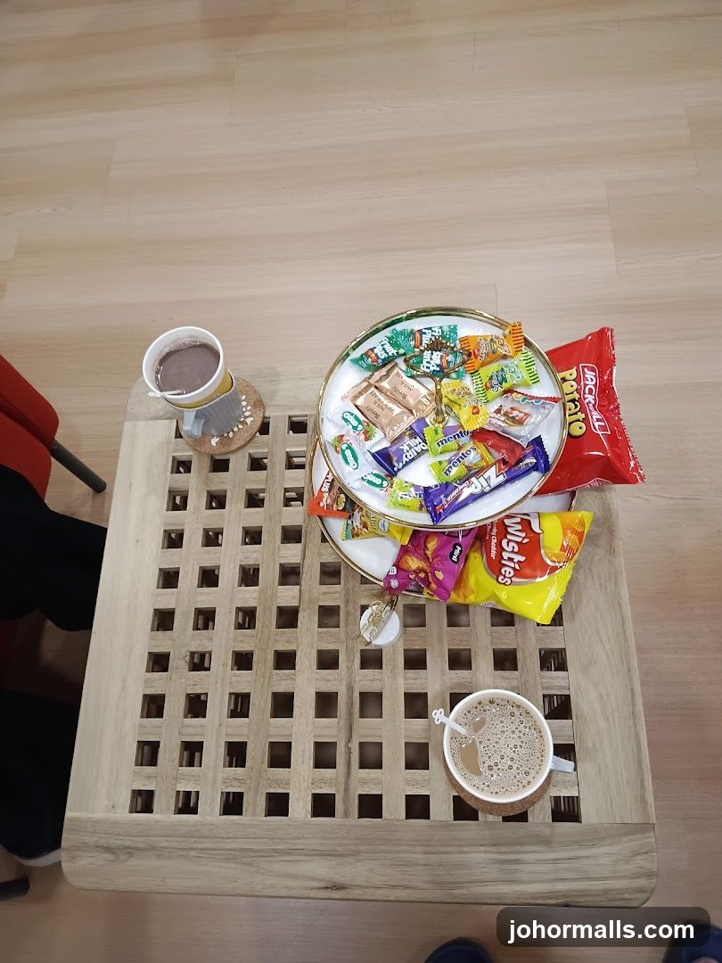 Snack Tray with Coffee
