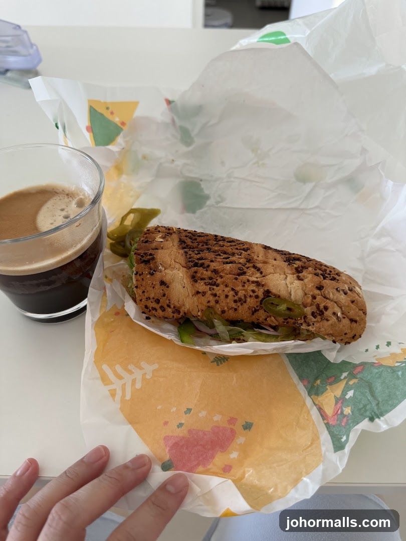Sandwich and Coffee