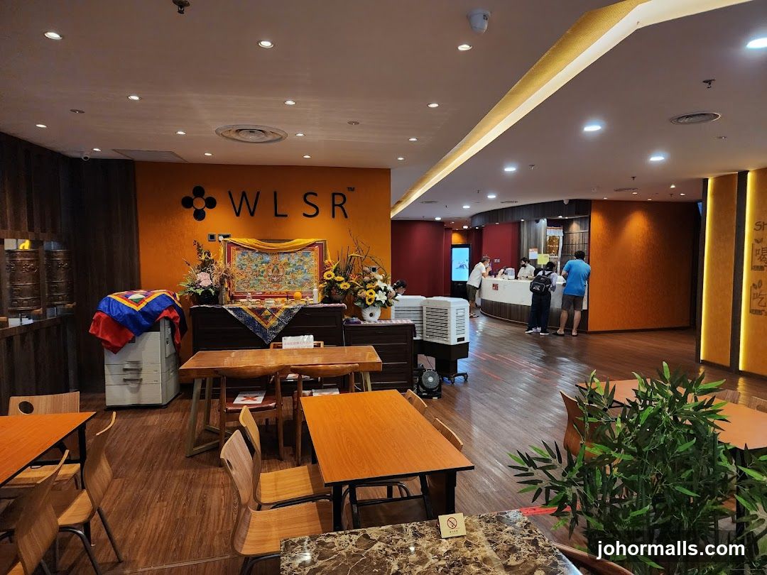 Restaurant Interior with Seating and Counter