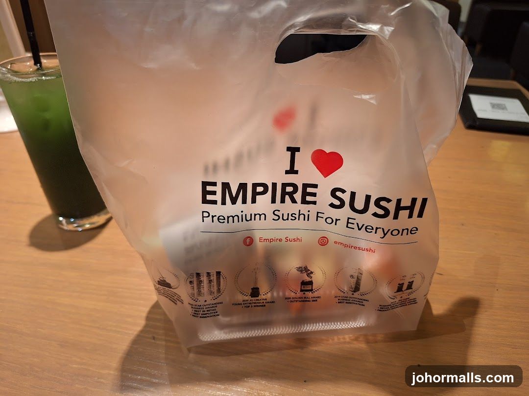 Empire Sushi Bag and Drink
