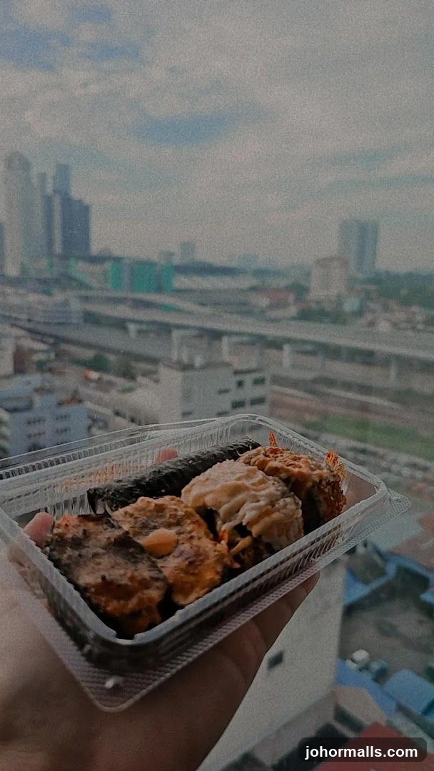 Sushi Takeout with City View