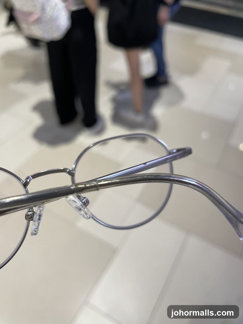 Eyeglasses in Foreground