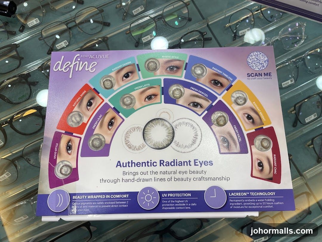Acuvue Define Contact Lens Display
