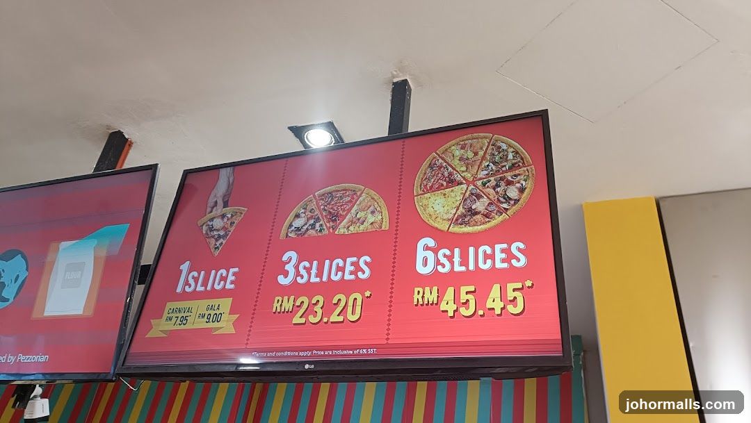Pizza Slices Menu