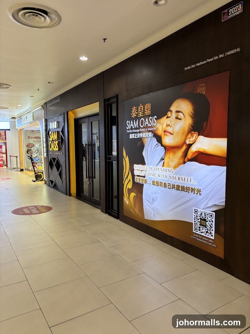 Siam Oasis Massage Advertisement