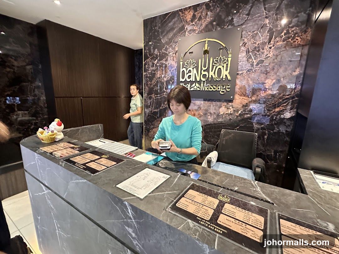 Reception Desk at Bangkok Thai Massage