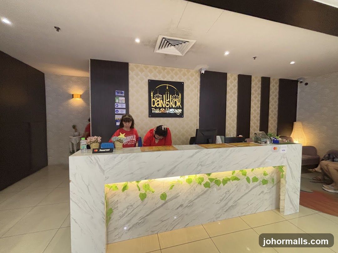 Reception Desk at Thai Massage Spa