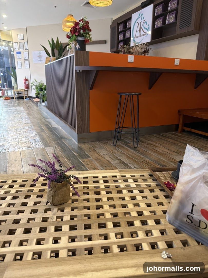 Interior of a reception area