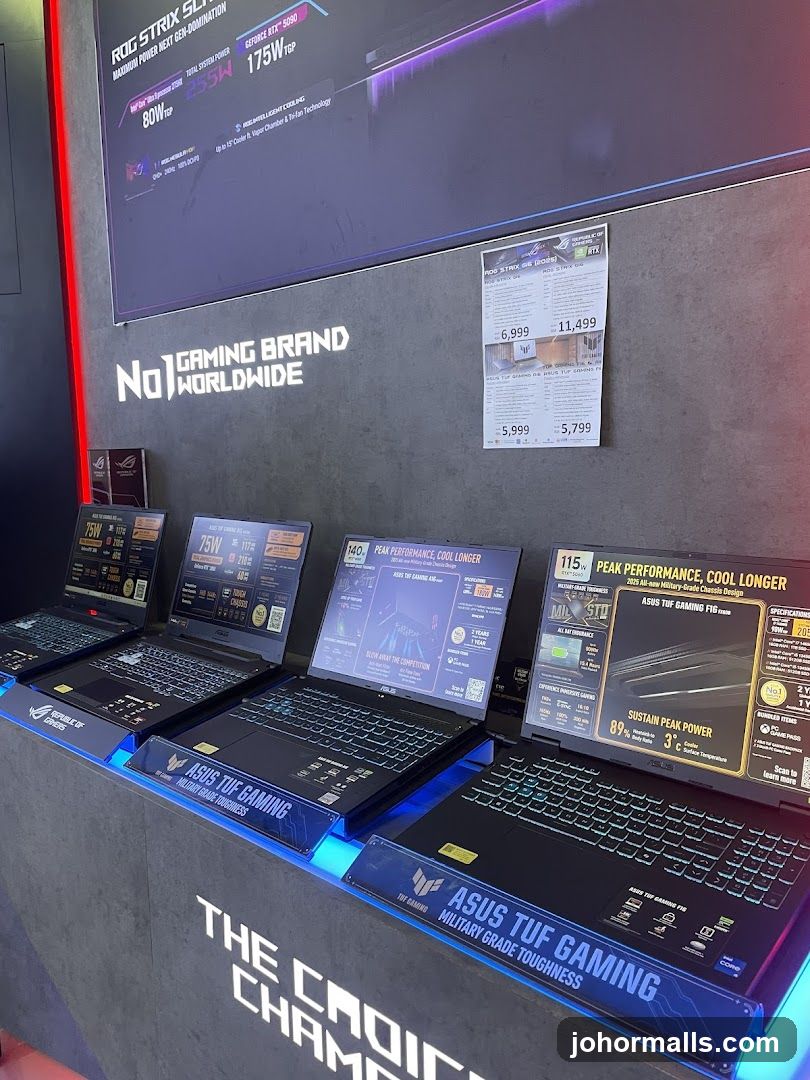 ASUS Gaming Laptops Display
