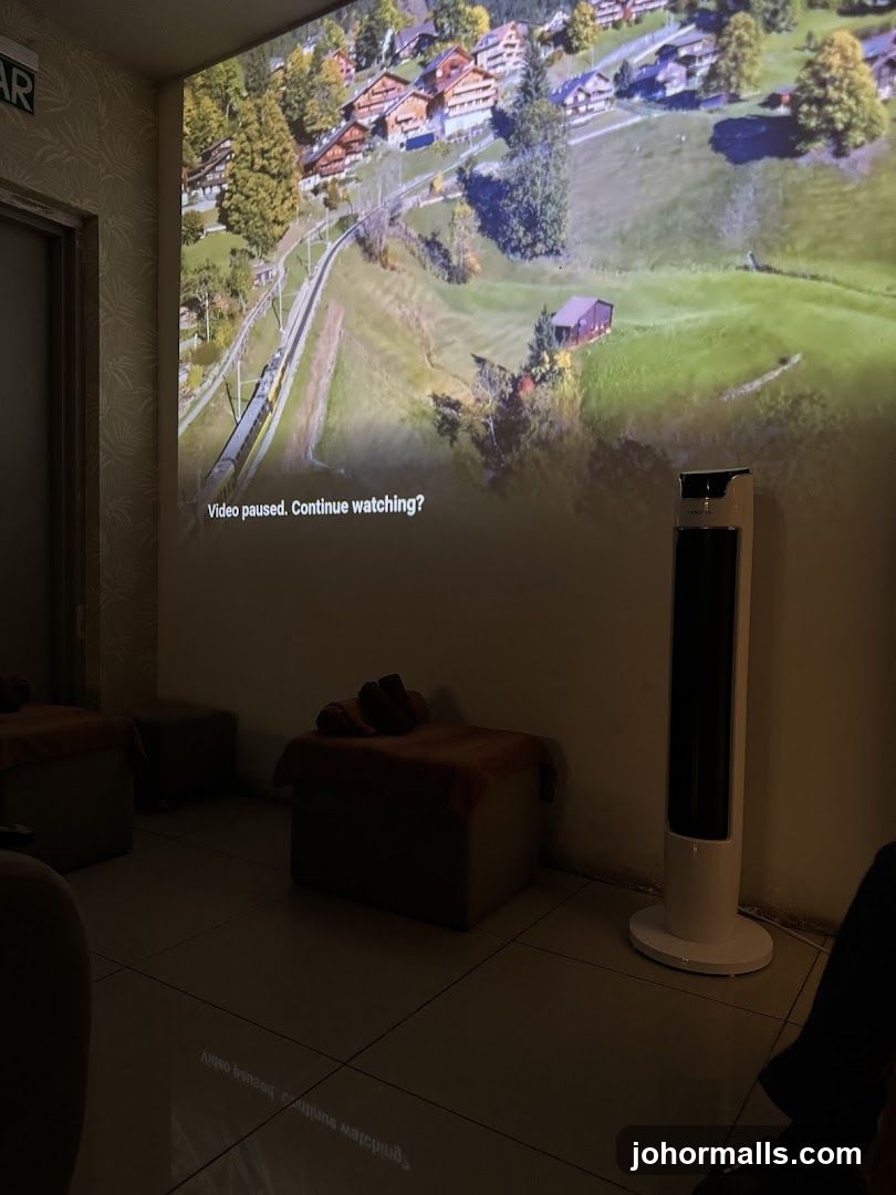 Relaxation Room with Projected Scenery
