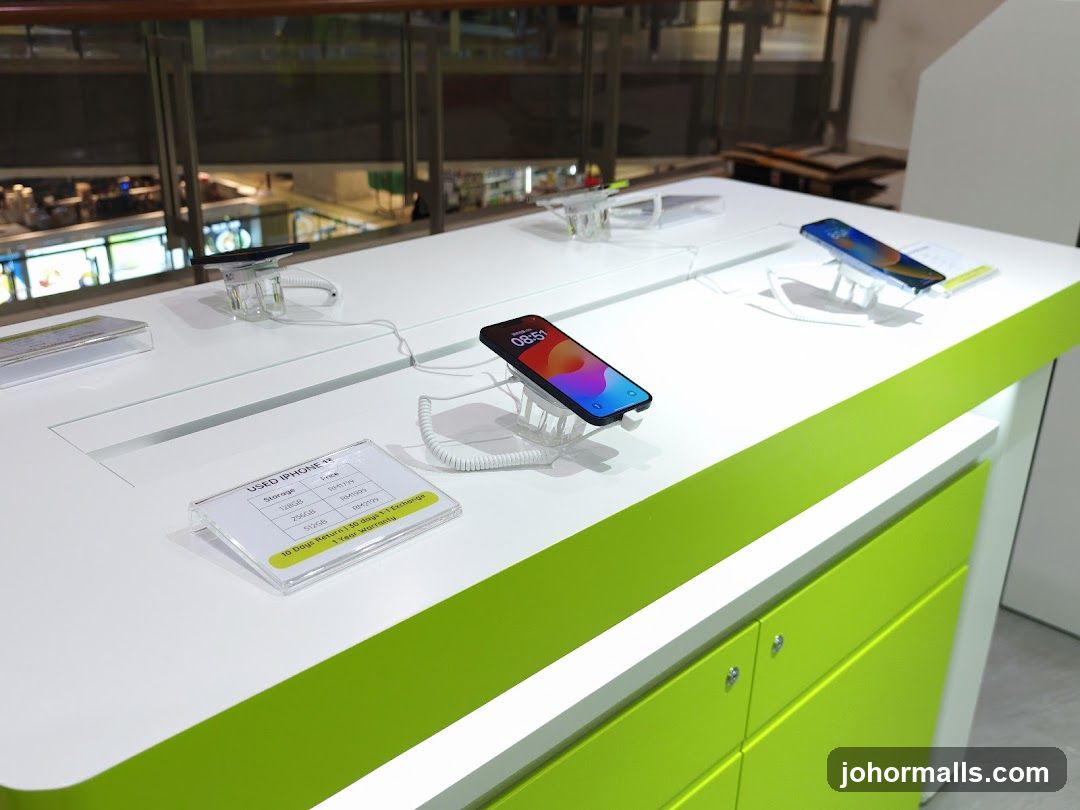 Display of Used iPhones