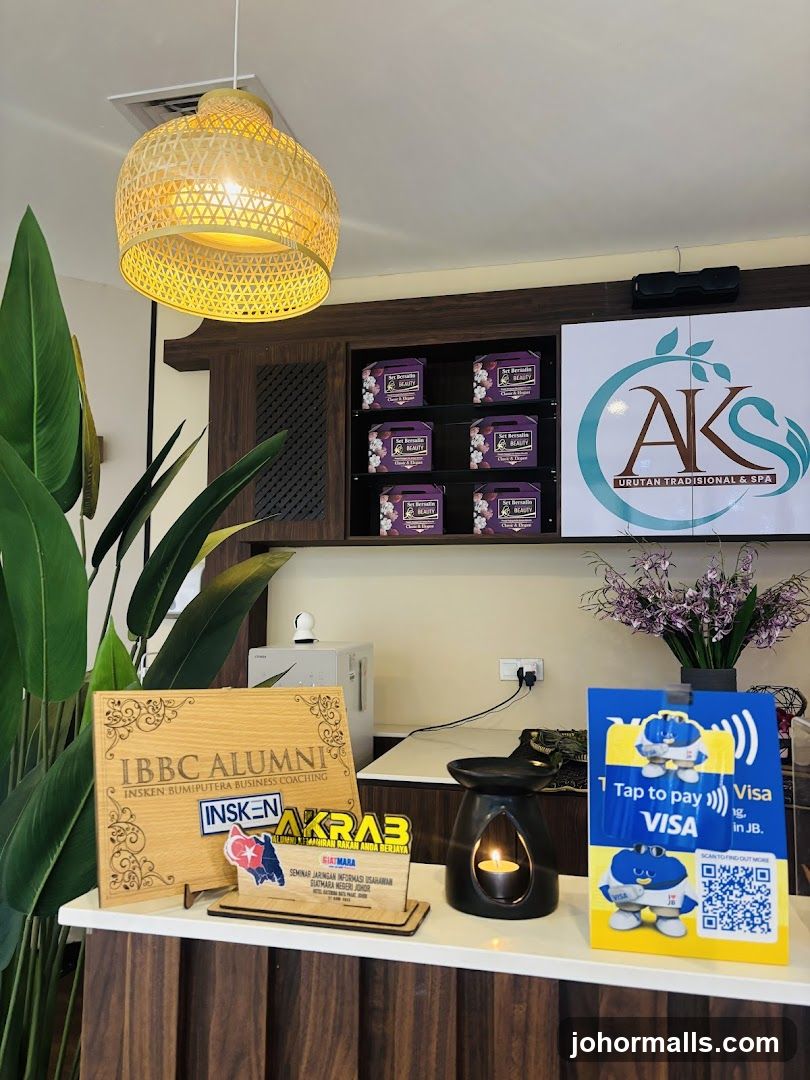 Spa Reception Area