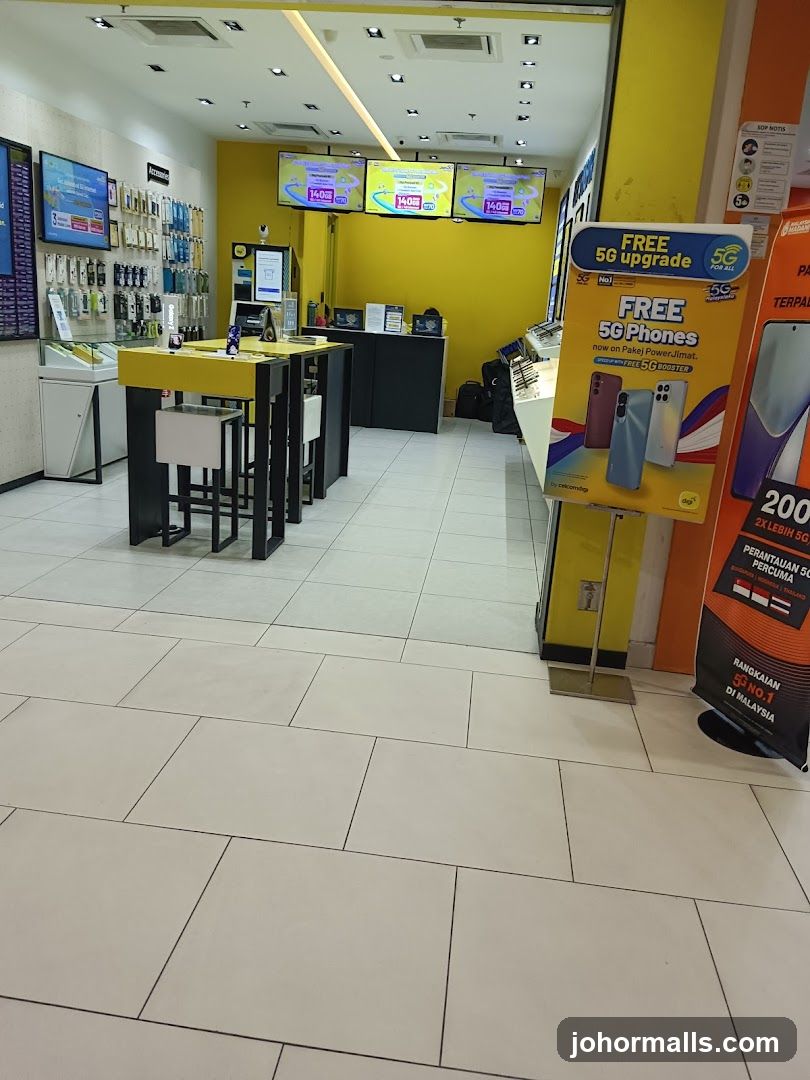 Mobile Phone Store Interior
