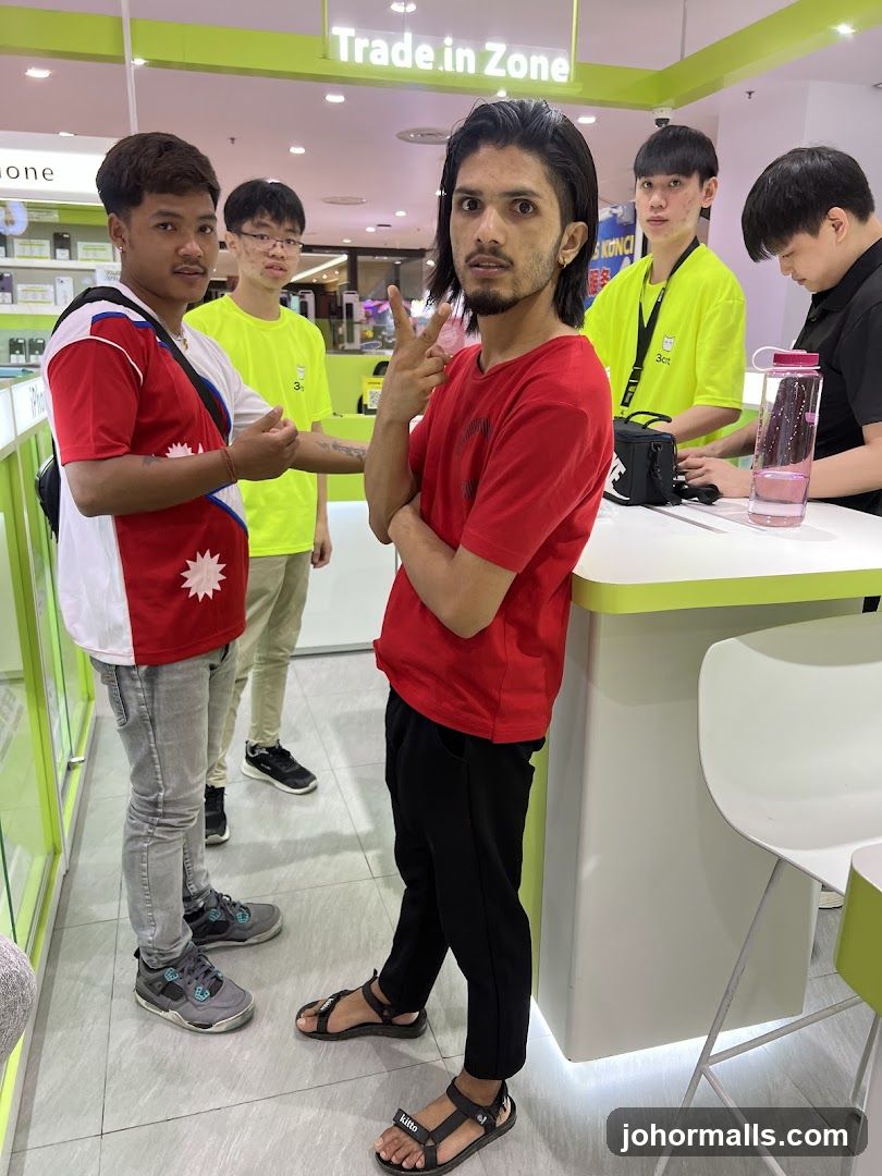 People in a store