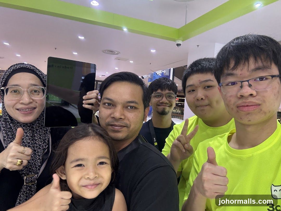Group Selfie with Tablet