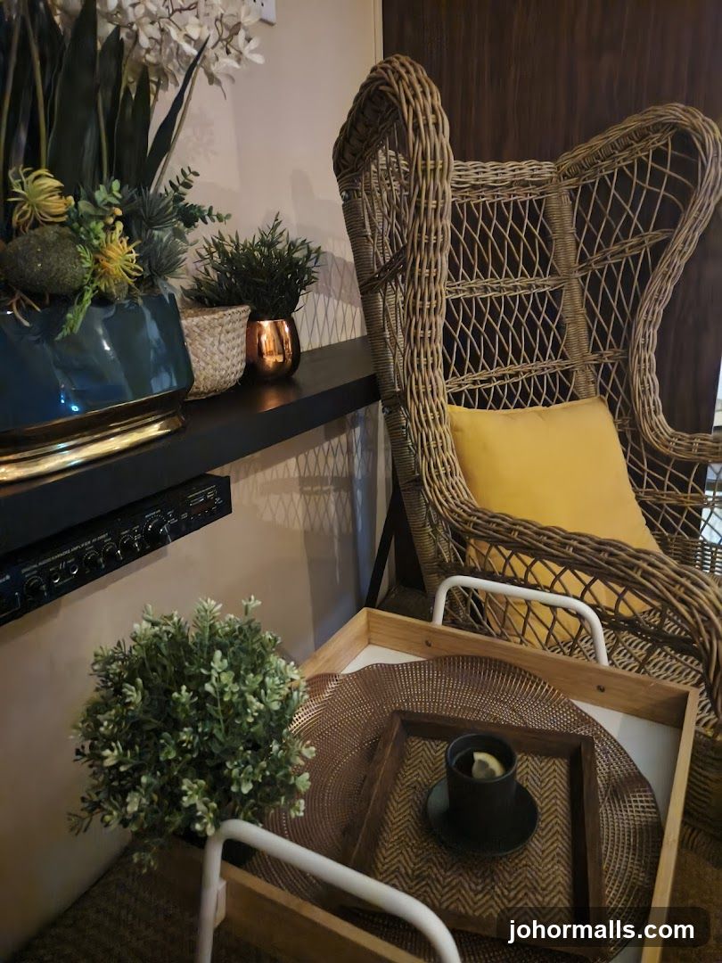 Cozy Seating Area with Tea