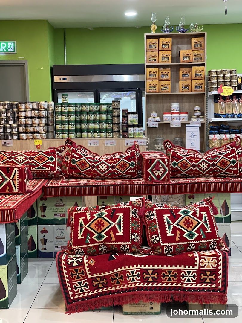 Store Interior with Displayed Goods