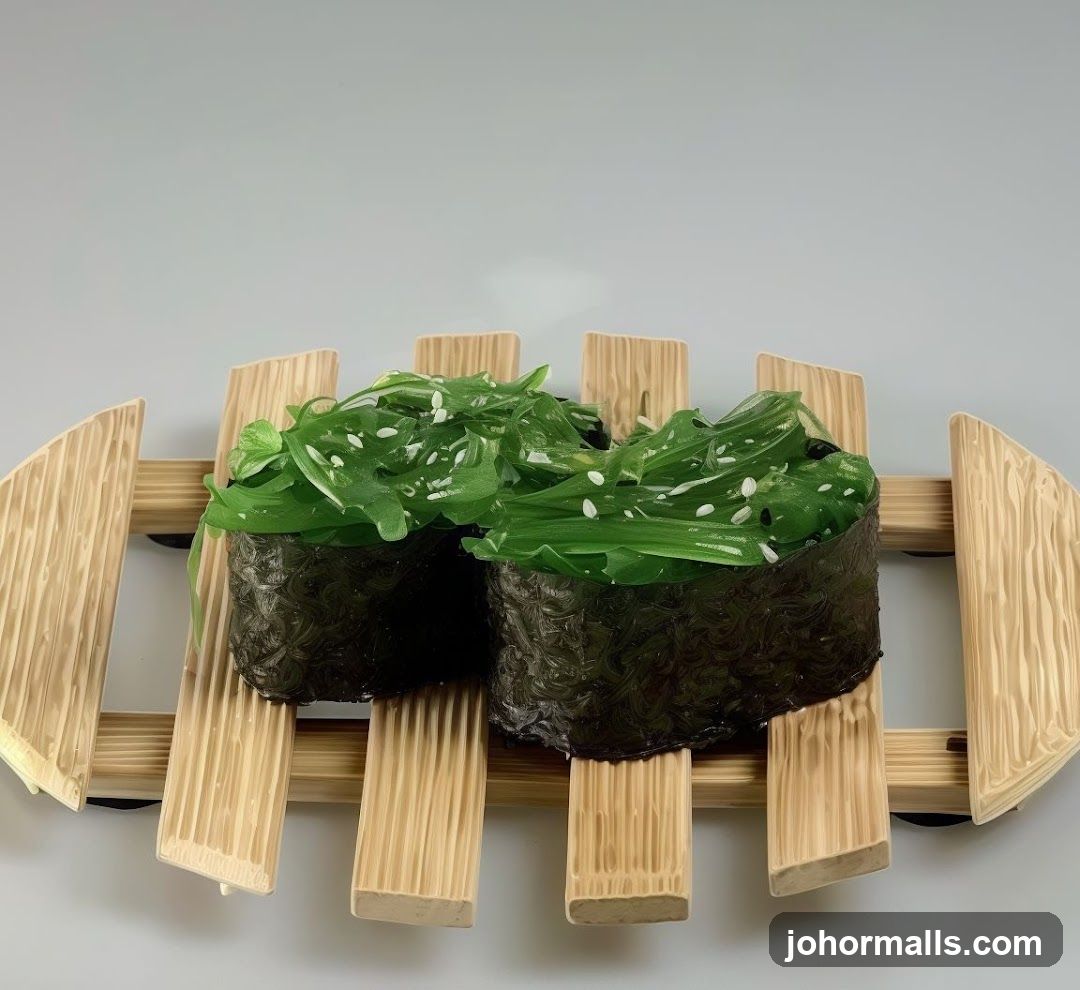 Seaweed Salad Gunkan Maki Sushi