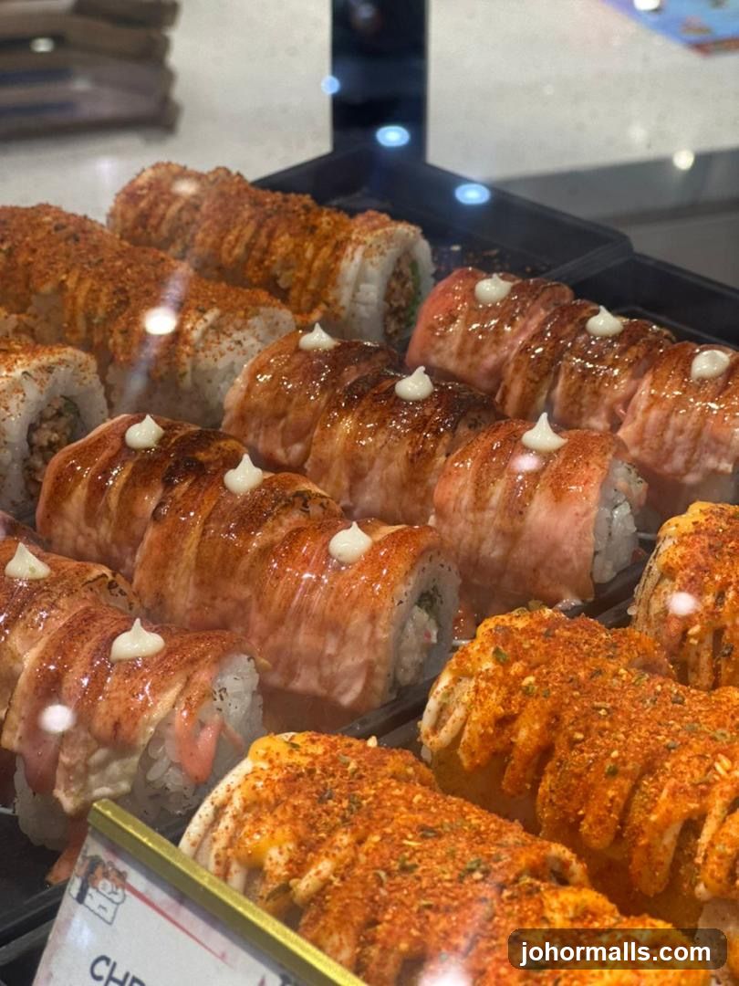 Assortment of Sushi Rolls