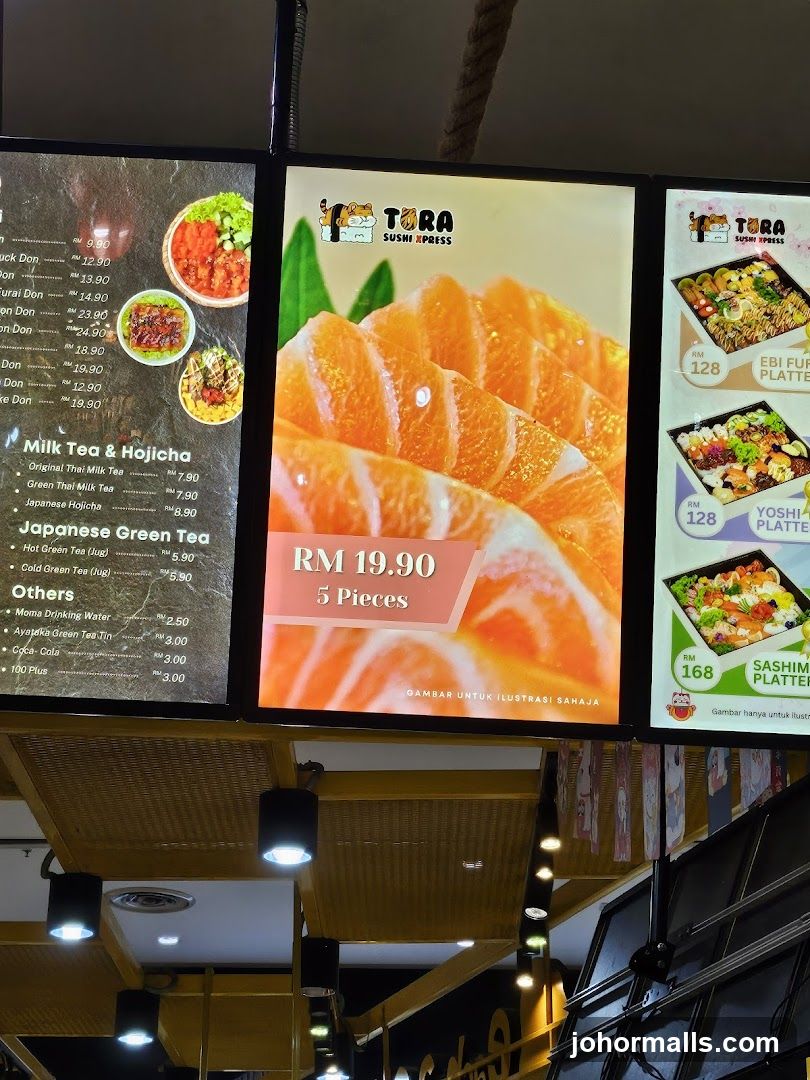 Tora Sushi Xpress Menu