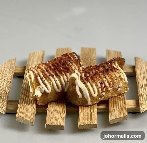 Fried Snacks with Drizzle