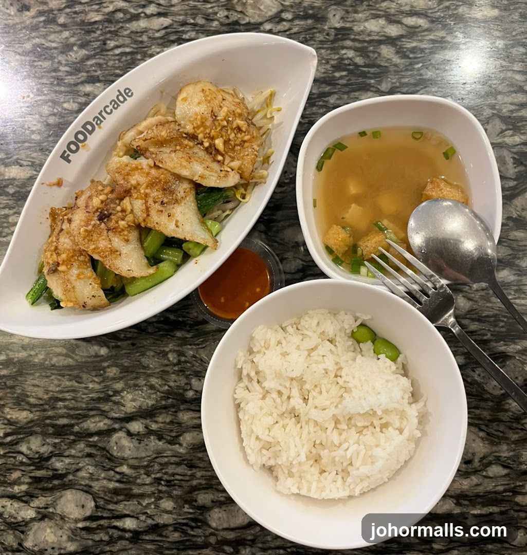 Fish with Vegetables and Rice