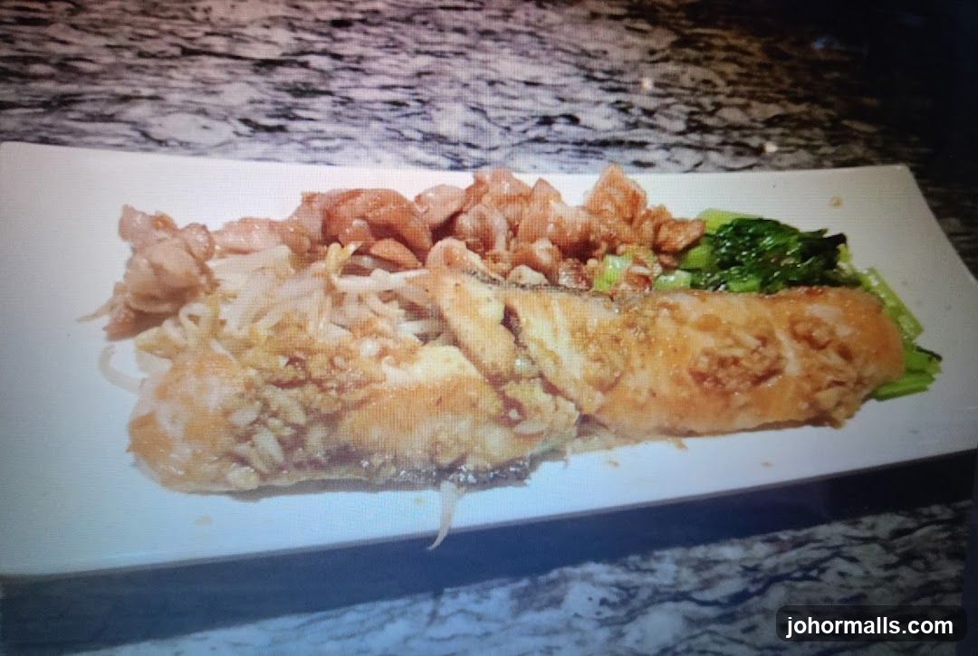 Fish dish with vegetables
